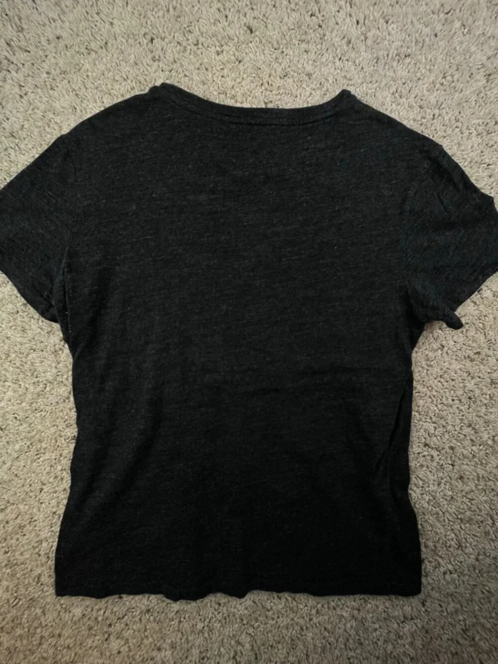 Polo Ralph Lauren Short Sleeve T Shirt Men’s Dark Gray Medium Casual V Neck
